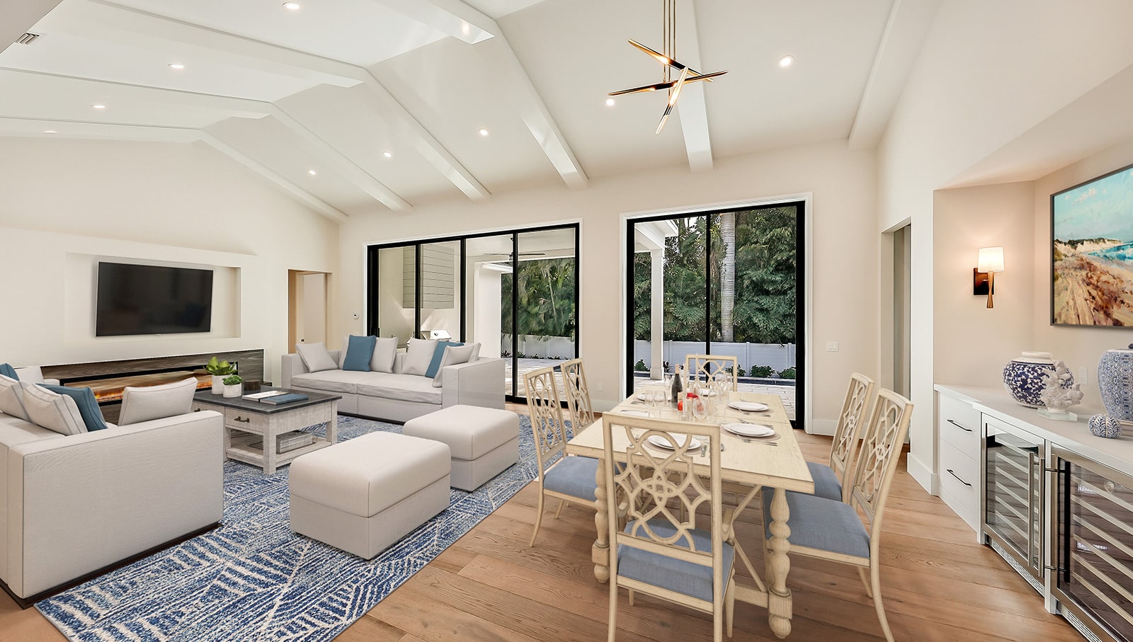 Harbor Place Dining and Living Room